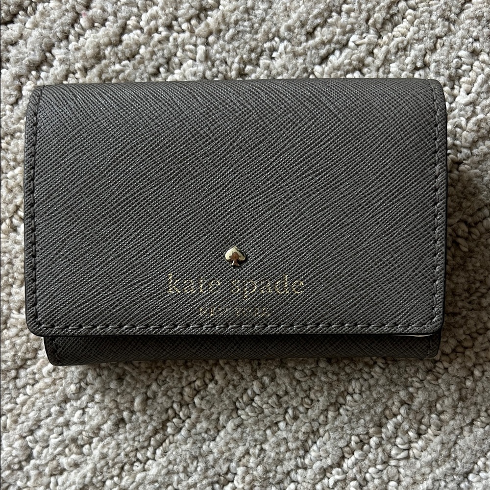 Kate Spade Charcoal Grey Wallet